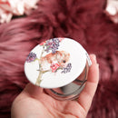 Compact Mirror - Field Mouse Design Watercolour