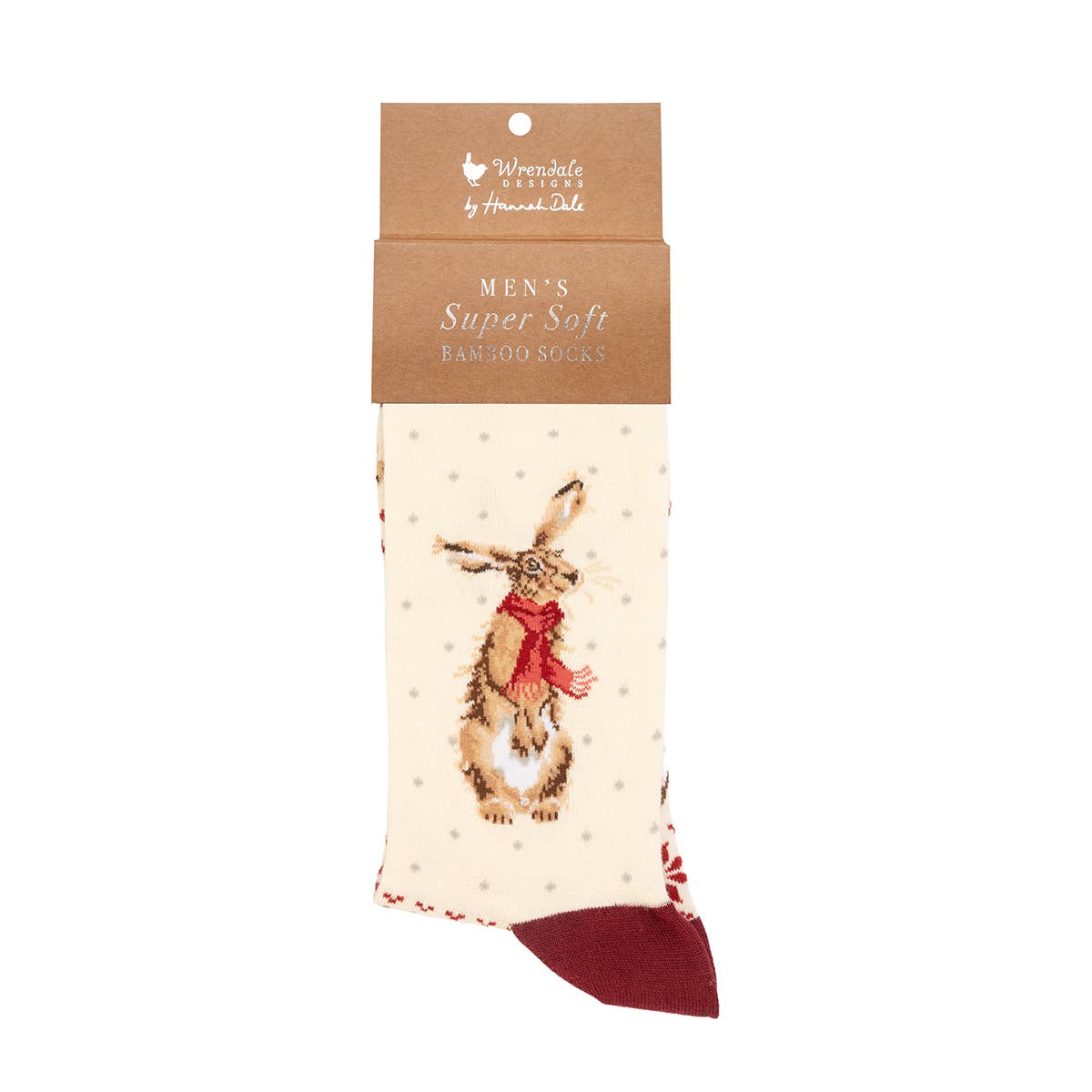 Socks (Men's) - Hare: Christmas Winter Hare