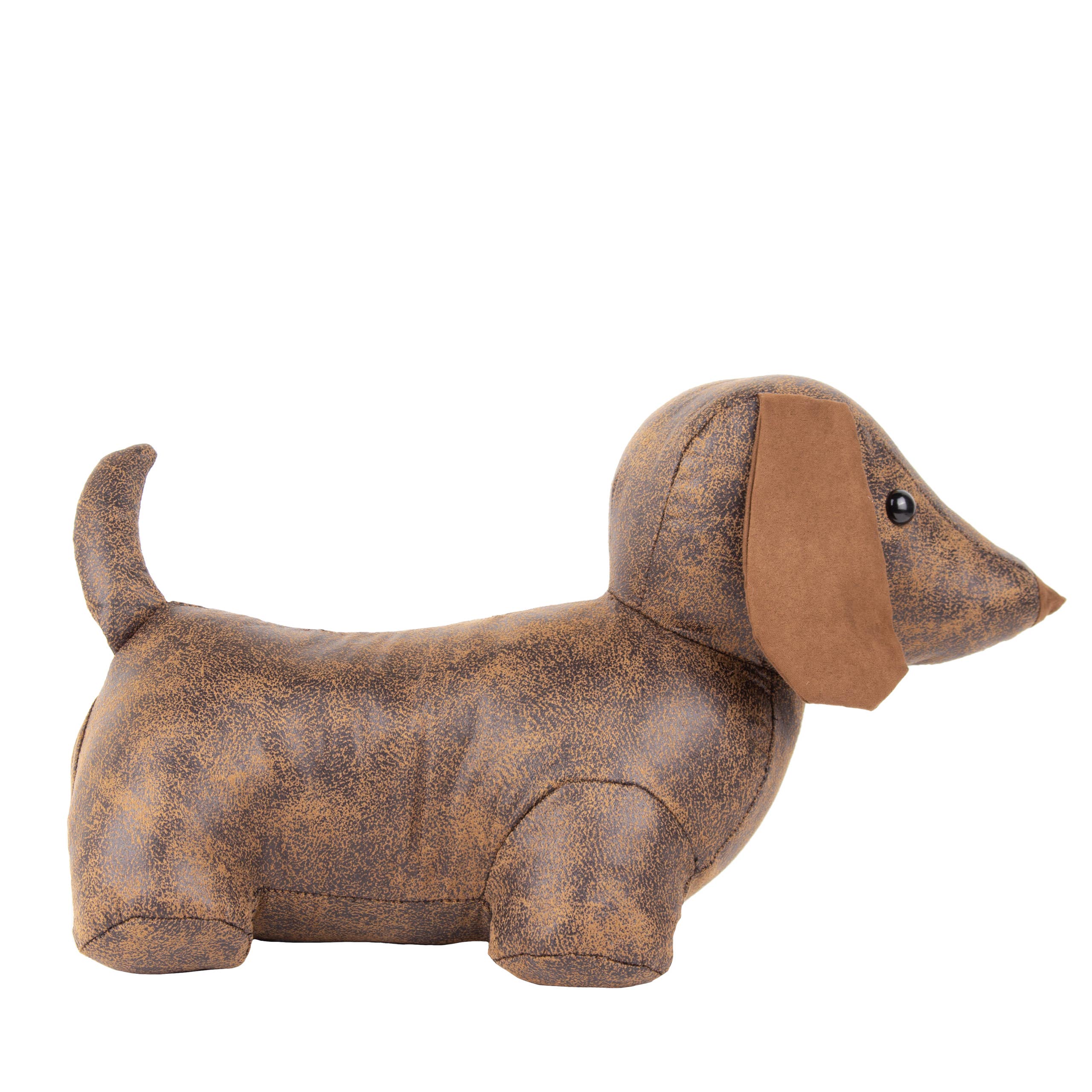 Door Stop - Dexter Daschund Dog Brown (8" x 14" approx)