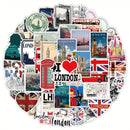 UK Assorted Stickers 48 Pcs