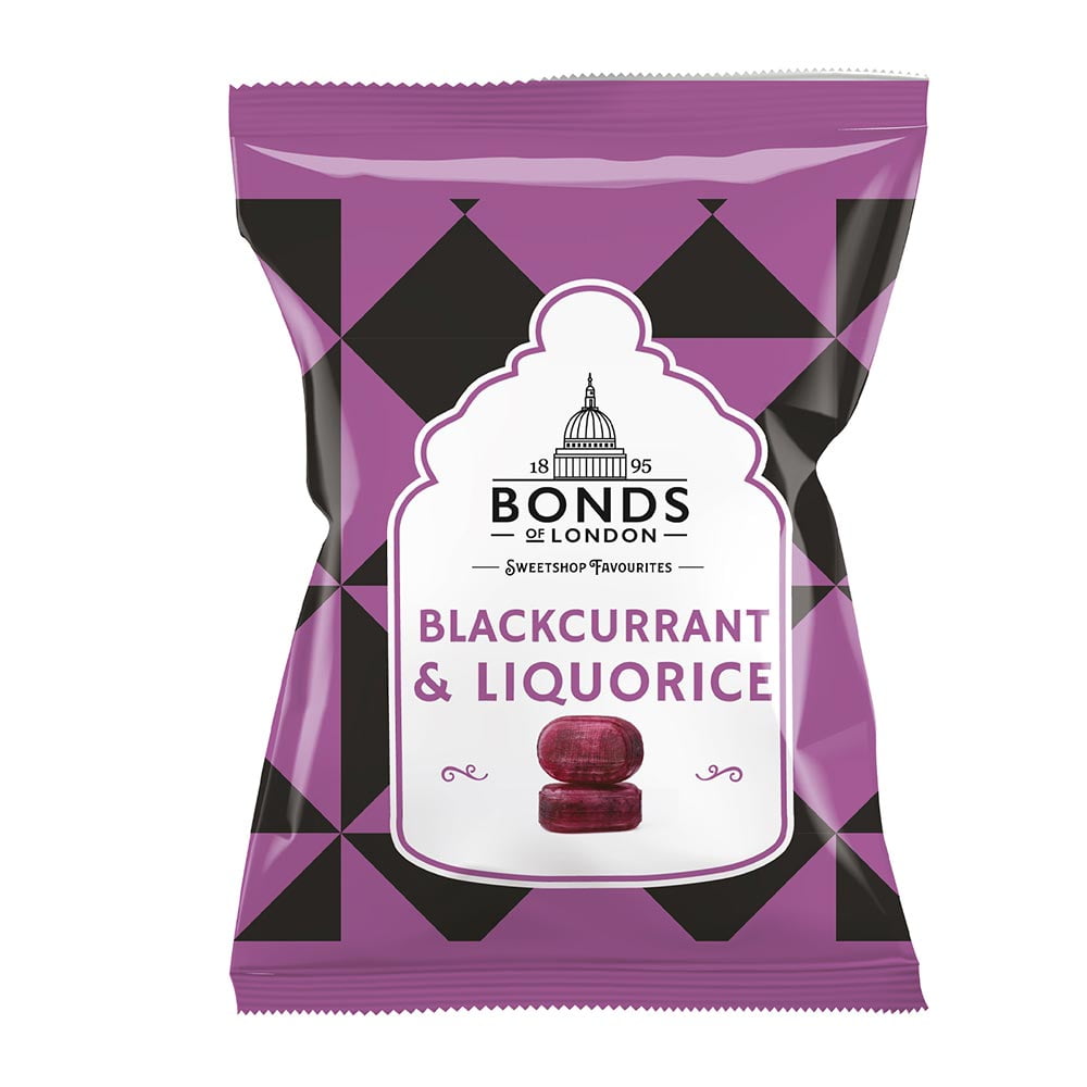 Bonds Blackcurrant Licorice 120g