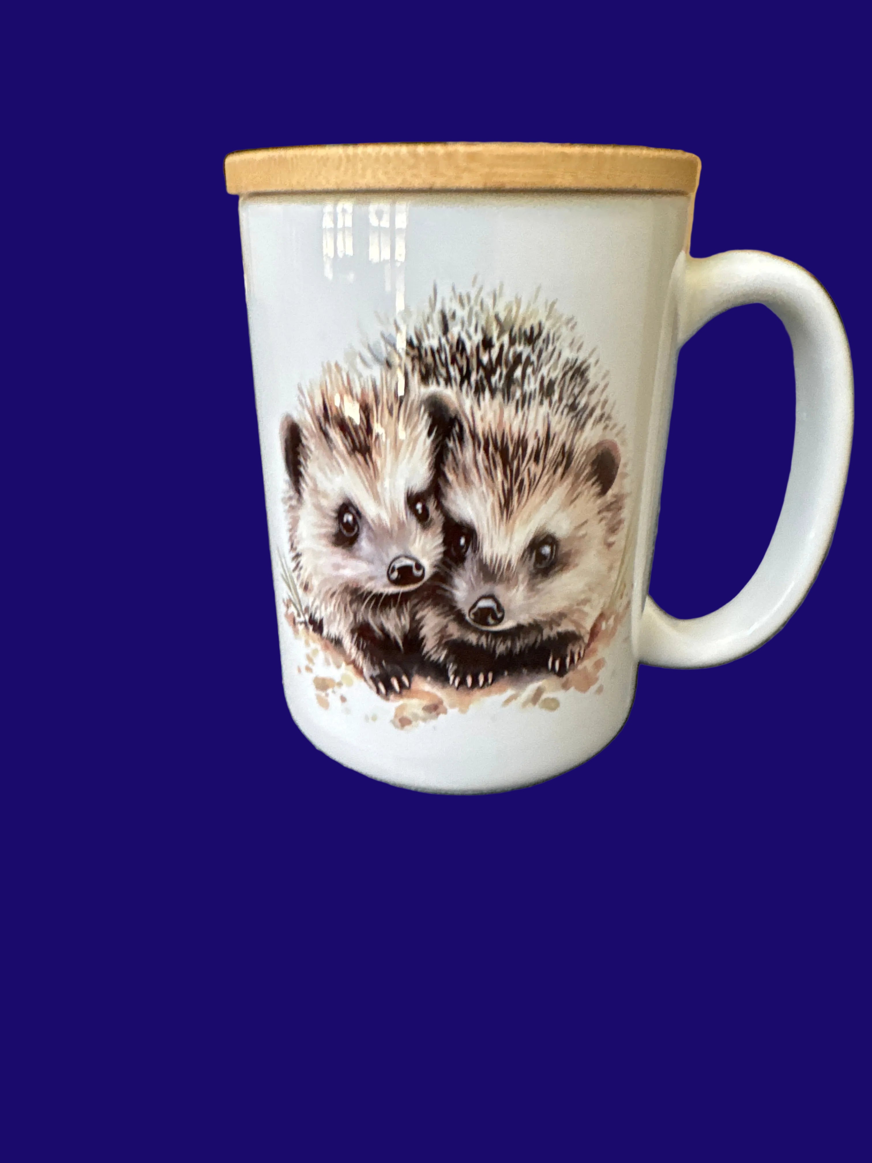 Mug 15oz Handmade Design - Pair of Hedgehog's