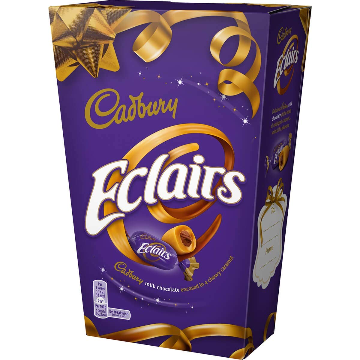 Cadbury Chocolate Eclairs Carton 300g