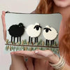 Cosmetic -3D Flat Woolly Sheep Design Size- 8.6" x 6.2"