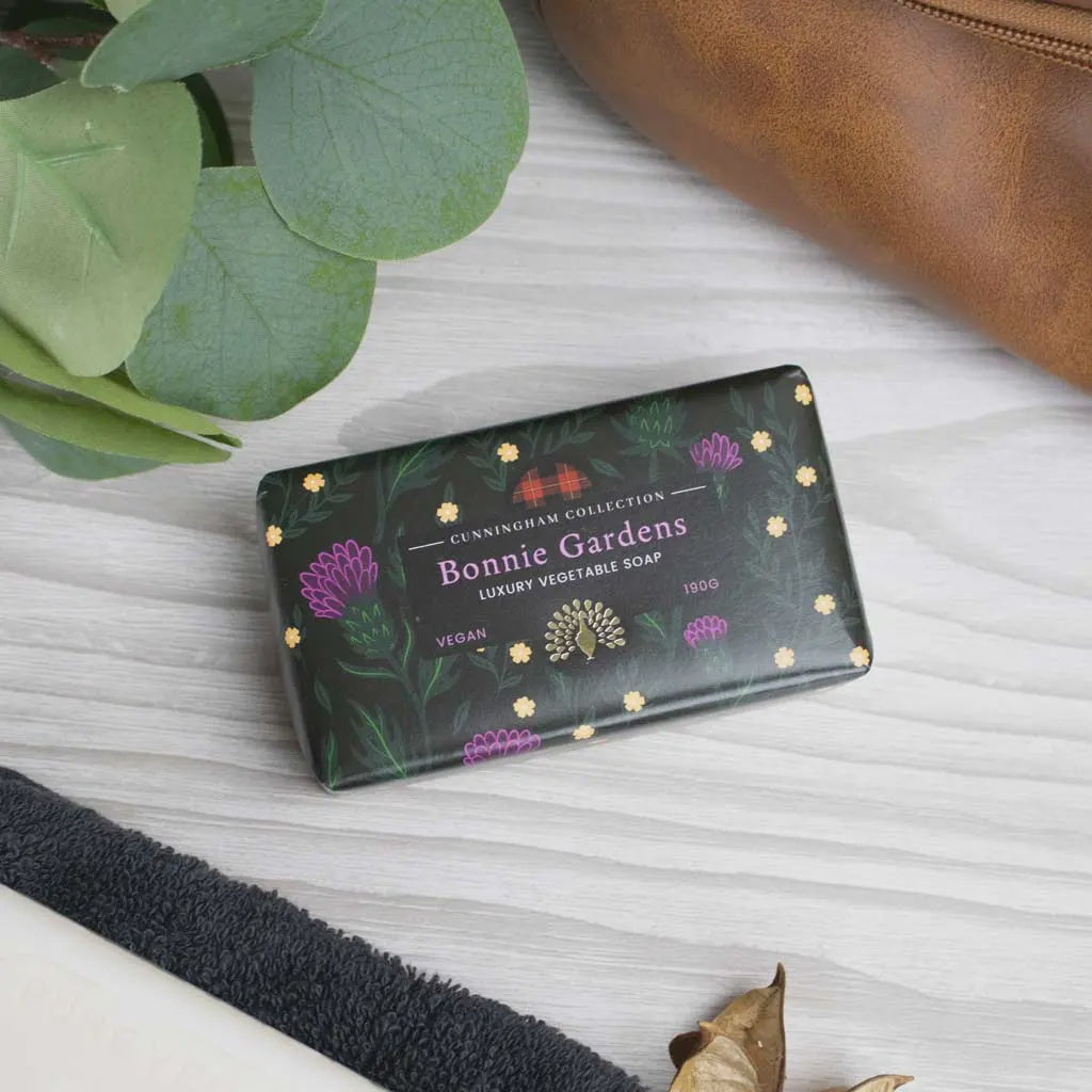 Luxury Soap Bar 190g - Cunningham Collection Bonnie Gardens Lavender