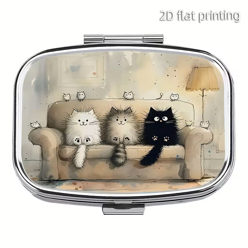 Pill Box- Cute Cat Trio