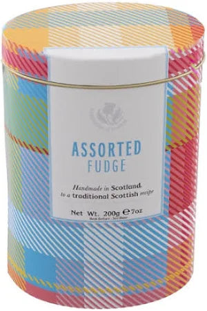Gardiners Assorted Fudge Tartan Tin 200g