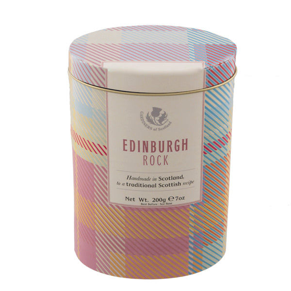 Gardiners Edinburgh Rock Tartan Tin 200g