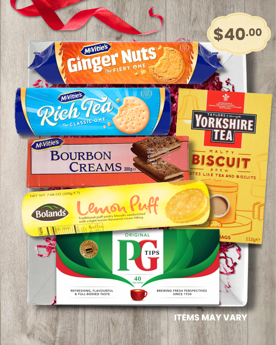 Gift Basket - $40.00 Tea & Biscuits