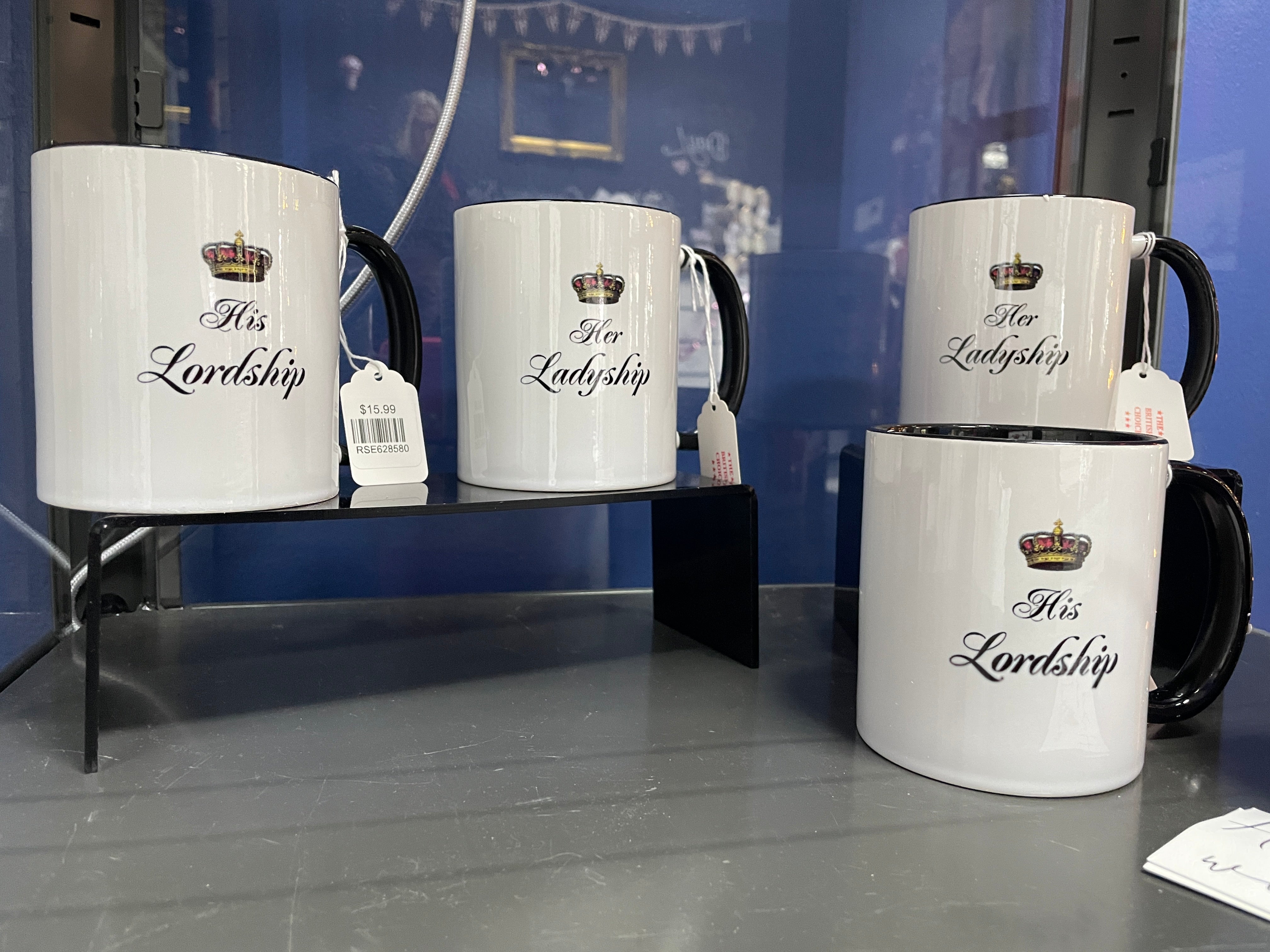Mugs 11oz - Two-Tone Black His Lordship