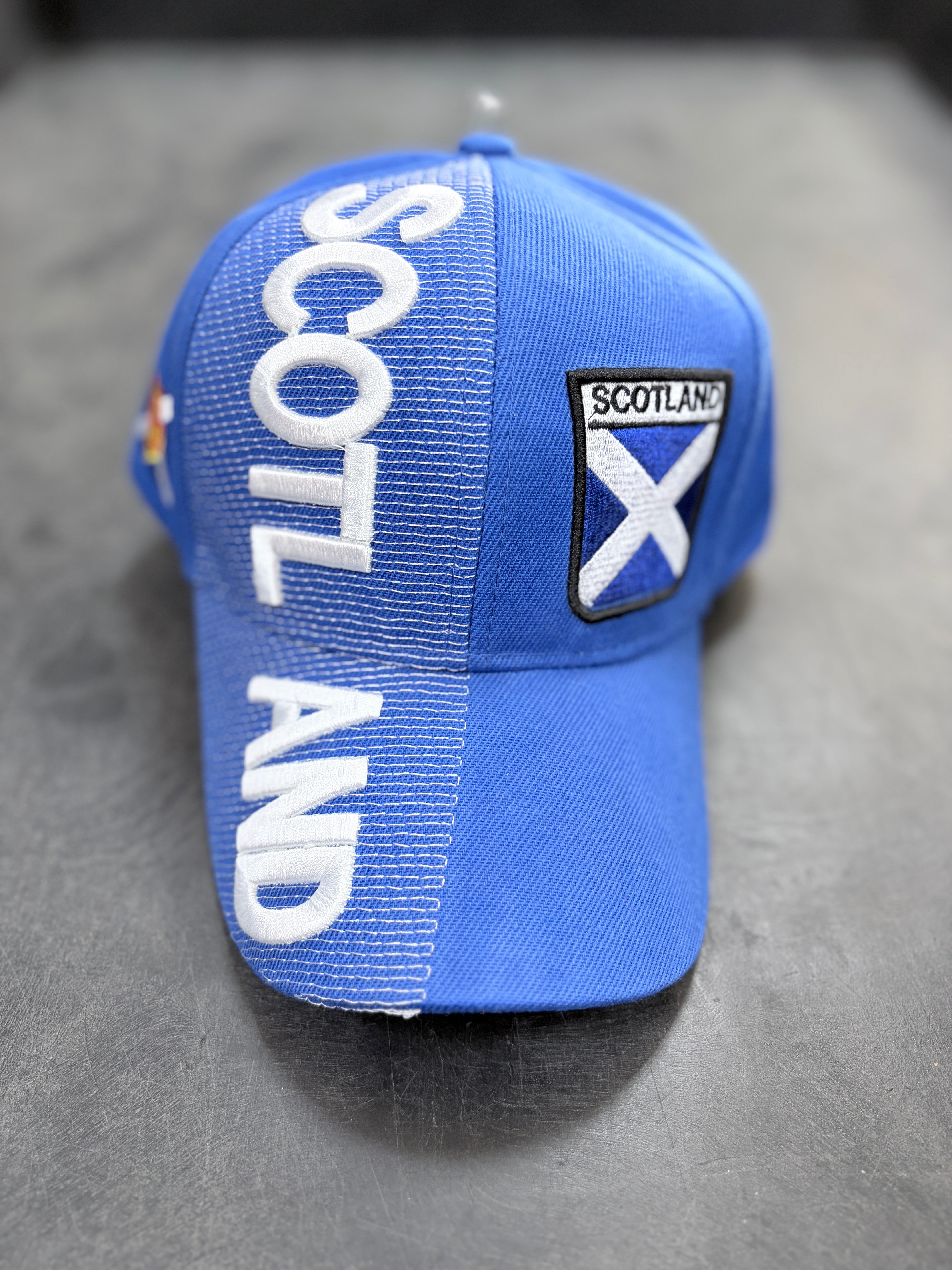 Hat - Scotland 3D Embroidered Hat - Adjustable Velcro Strap
