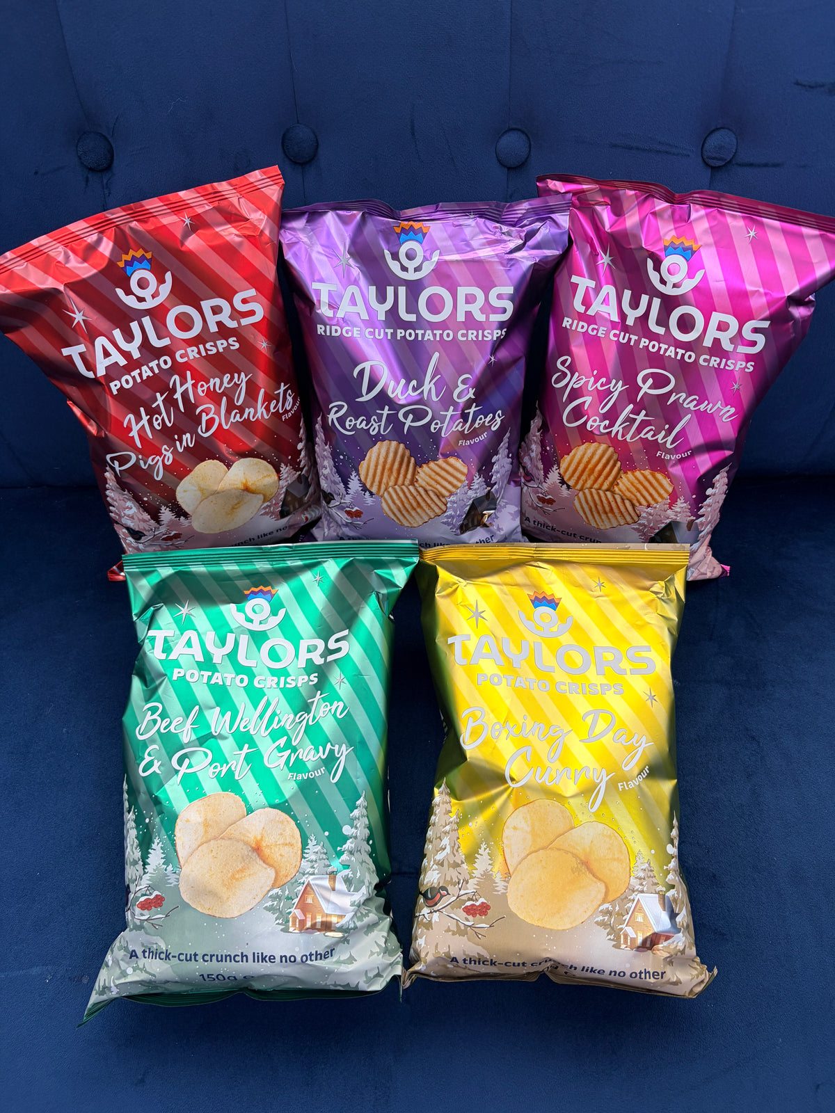 Taylors Hot Honey Pigs in Blankets Flavour Potato Crisps 150g