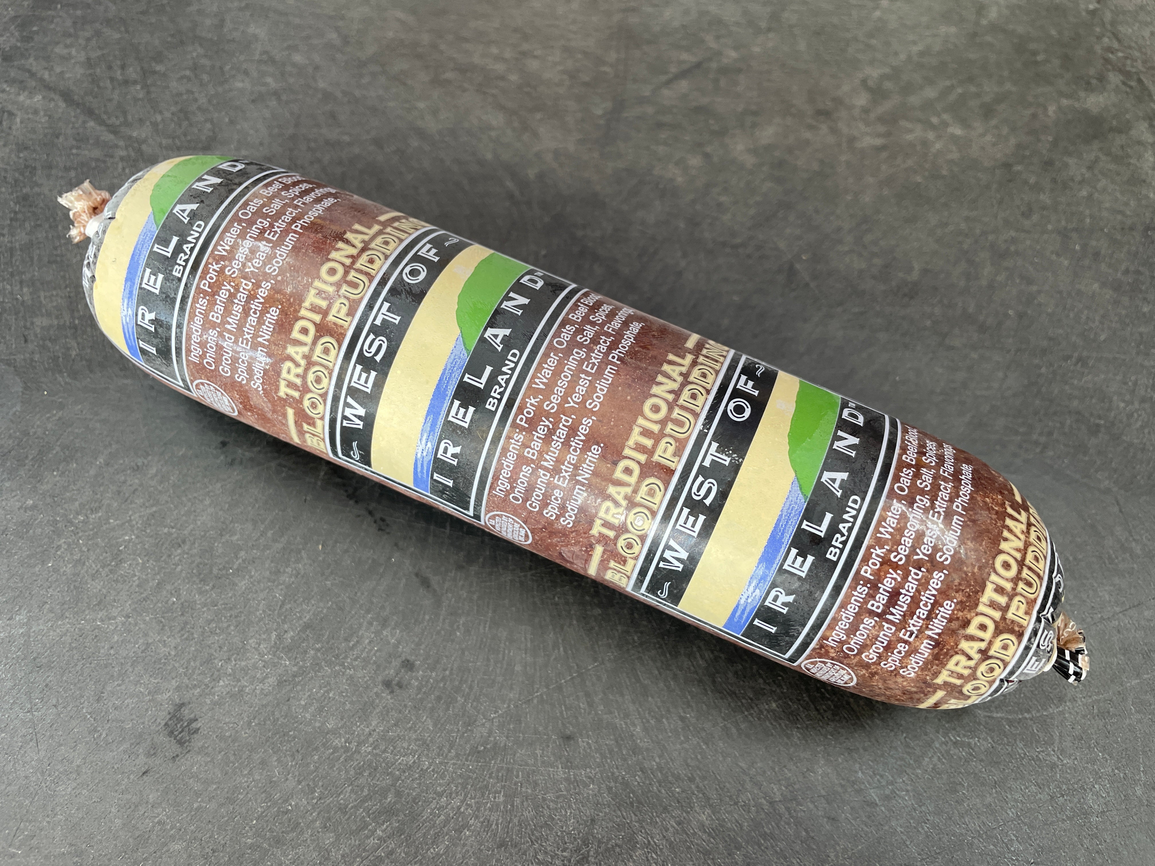 West of Ireland Black Pudding 10oz (3/4 lb Ship Weight)