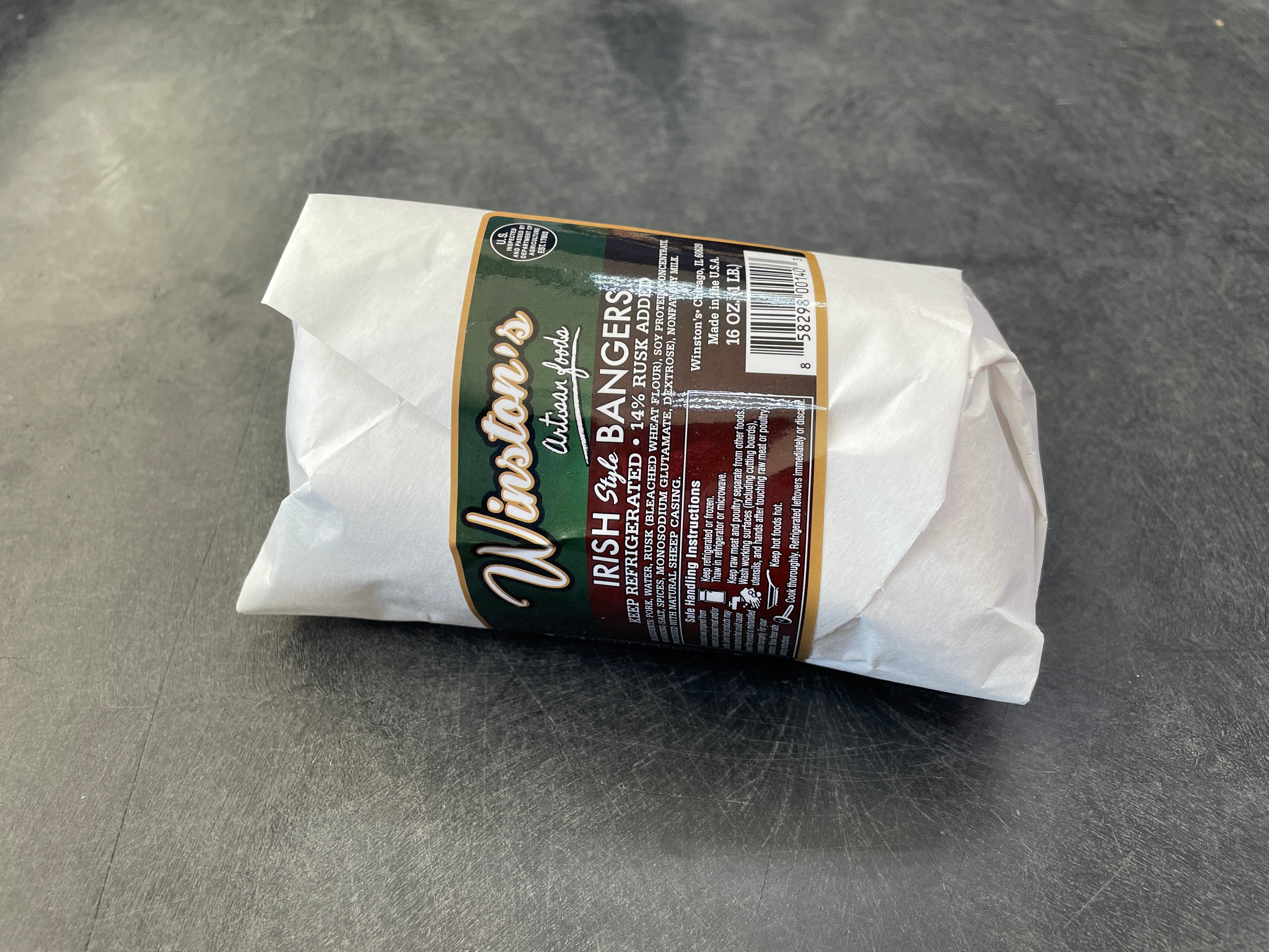 Winston's Irish Banger 16oz (1lb Ship Weight)