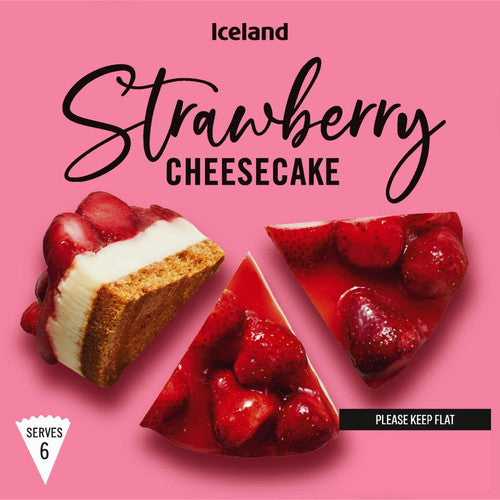 Iceland Strawberry Cheesecake 540g (Retail Store Only; will Ship at Customer's Own Risk)