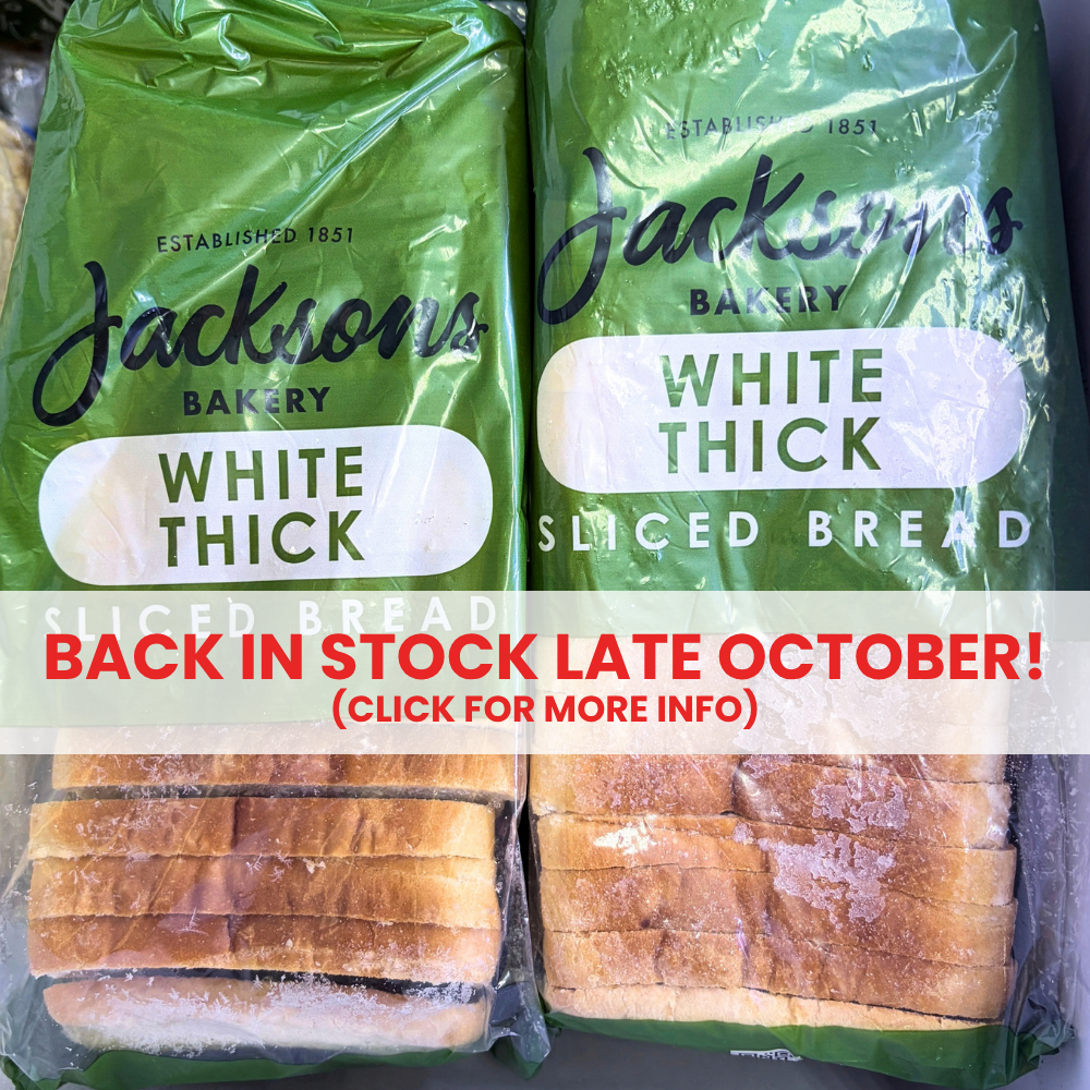 Jacksons White Thick Sliced Bread (1.5lb Ship Weight) *Limit 1 per order*