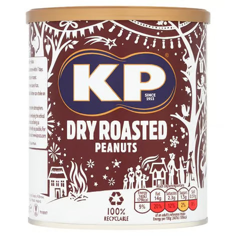 KP Dry Roasted Peanuts Caddy 375g