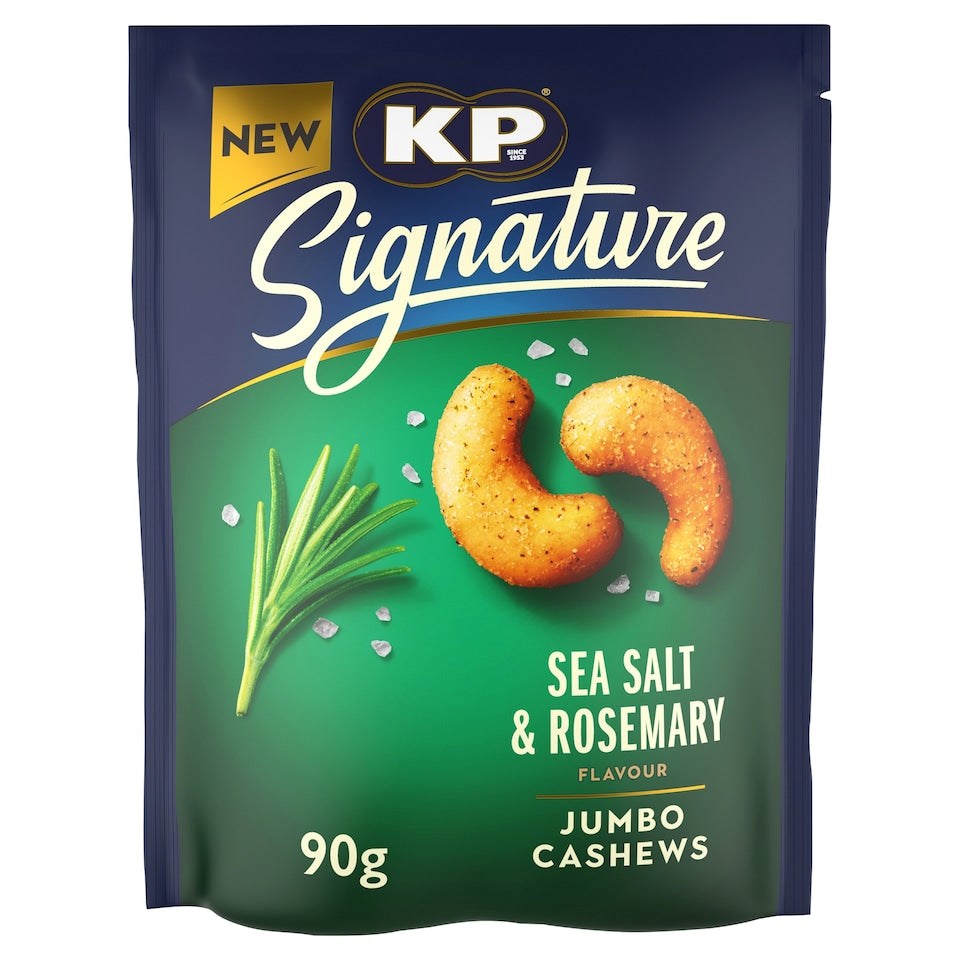 KP Signature Sea Salt & Rosemary Flavour Jumbo Cashews 90g