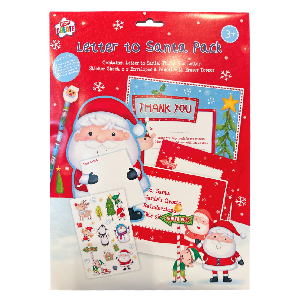 Kids Create Letter to Santa Pack Ages 3+