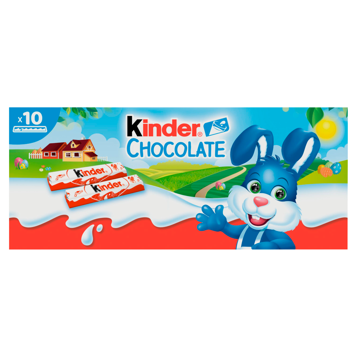 Kinder Chocolate Small Bars Multipack 10 pack 12.5g (125g)