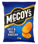 McCoy's Salt & Malt Vinegar Flavor Crisps Grab Bag 45g