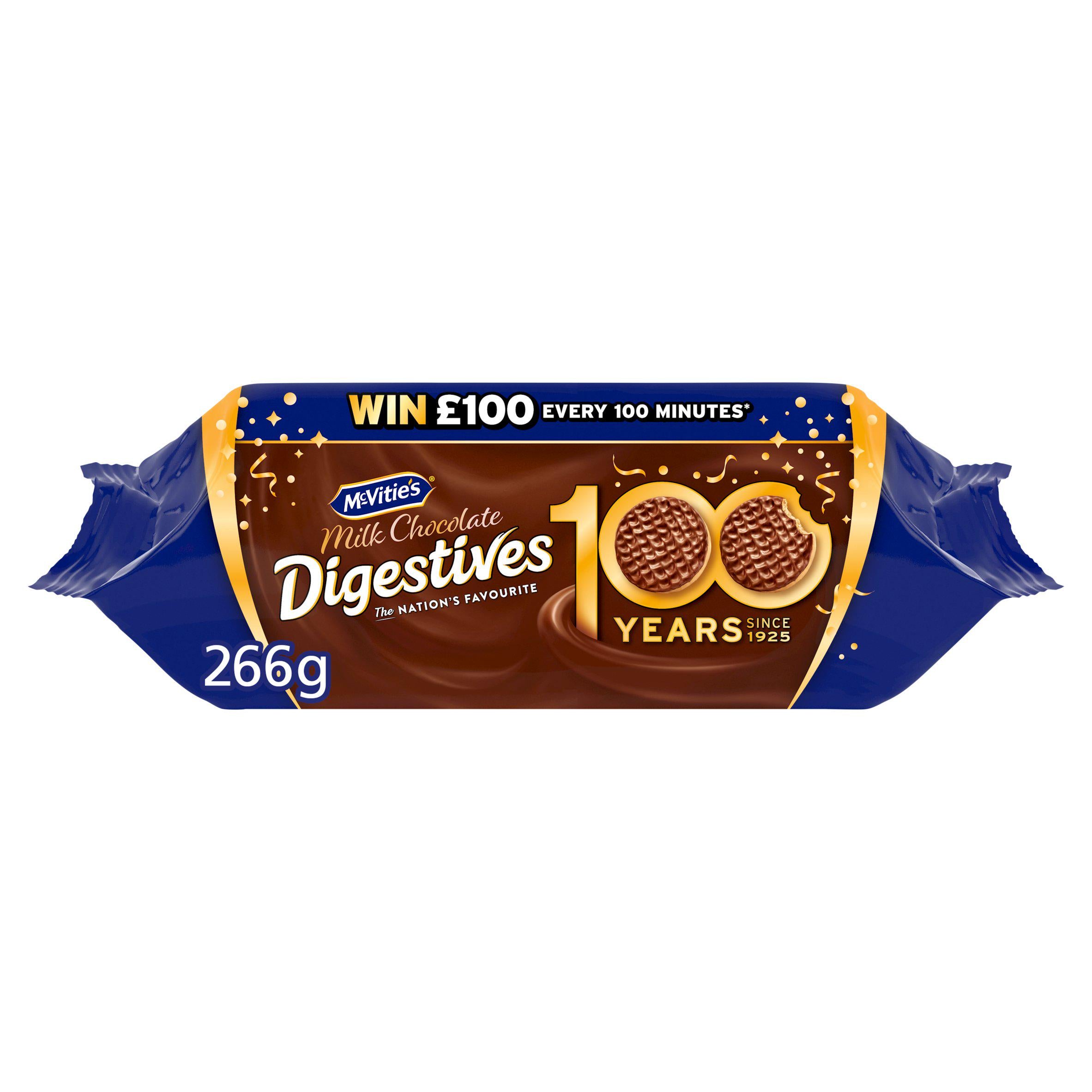 McVitie's Digestives Milk Chocolate Biscuits 266g