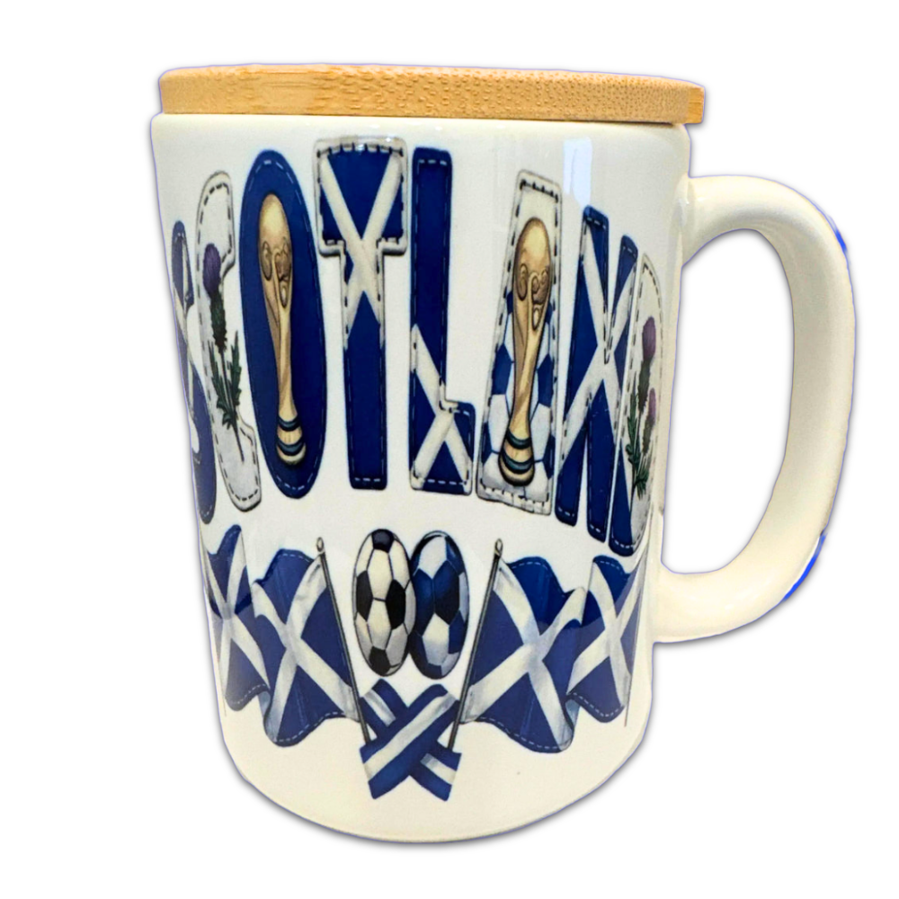 Mug 15oz Hand Made Design - Scotland Football and Flags 2026