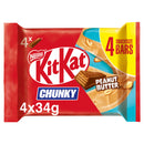 Nestle KitKat Chunky Peanut Butter Multipack 4x 34g