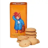 Paddington Bear Tin with Marmalade Cookies, Breakfast Tea & Vegan Jelly Sweets 100g