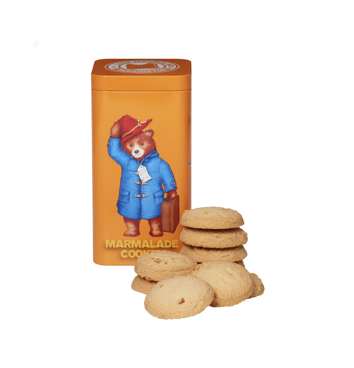 Paddington Bear Tin with Orange Marmalade Cookies 100g