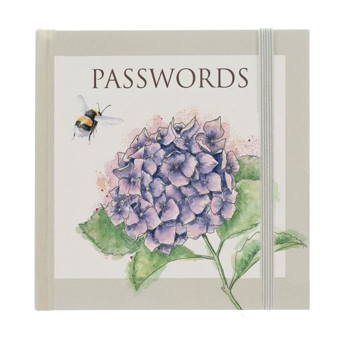 Password Book - Busy Bee 'Hydrangea'