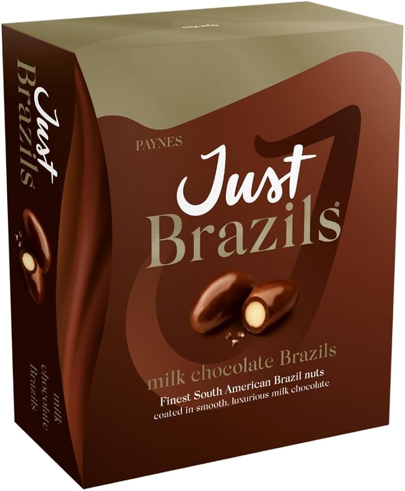 Paynes Just Brazil's Milk Chocolate Brazil's 150g
