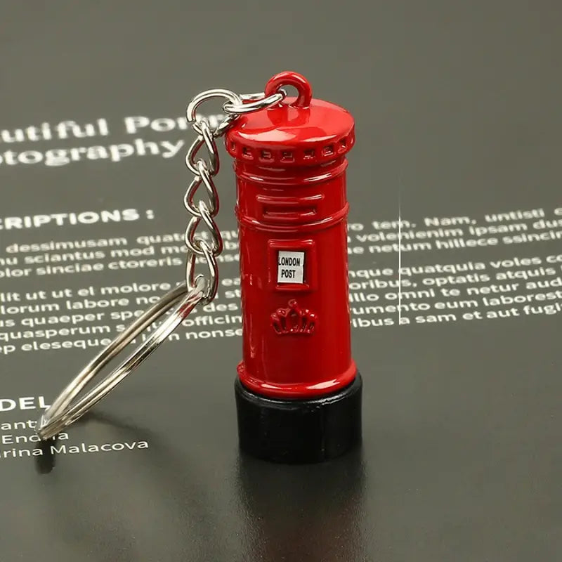 Key Ring. UK Post Box