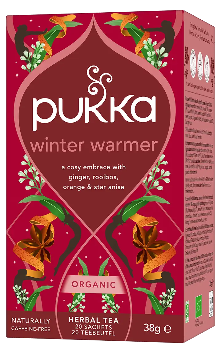 Pukka Seasonal Edition Organic Winter Warmer Herbal Tea 20 Tea Bags