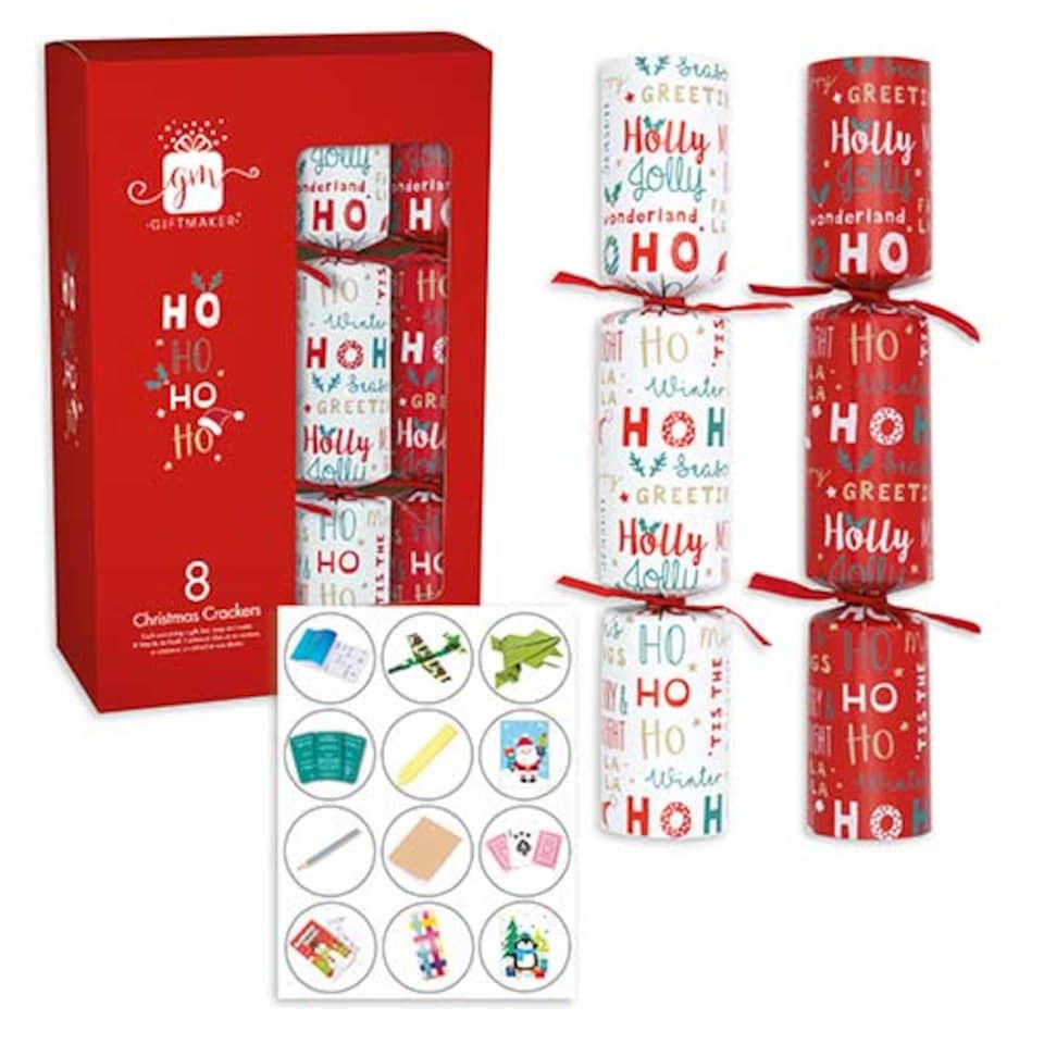 Tom Smith Giftmaker Ho Ho Ho Family Crackers (8 x 12")
