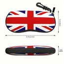 Glasses Case - Union Jack Flag Glasses Case with Keychain