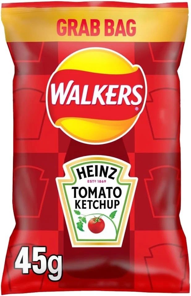 Walkers Tomato Ketchup Crisps 45g