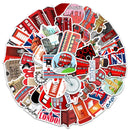 UK Assorted Stickers 48 Pcs