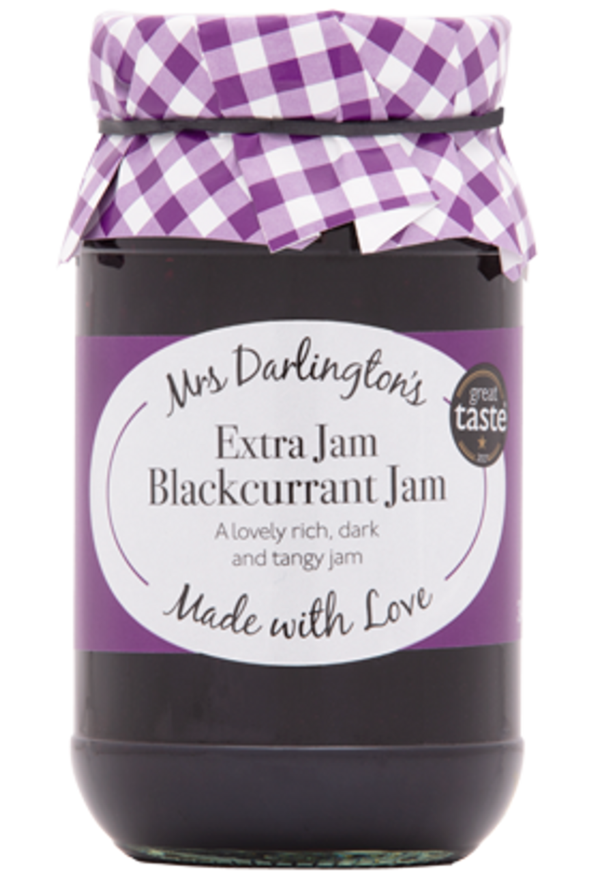 Mrs Darlington’s blackcurrant jam is a taste of summertime in a jar.