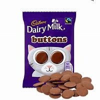 <p>Cadbury Buttons are flat, circular, button-shaped chocolate pieces in small packs. <span style="font-size: 0.875rem;">Made with high-quality cocoa and fine ingredients. These bite-sized chocolates offer a satisfying treat for the taste buds. Perfect for on-the-go snacking or sharing with friends and family, these Chocolate Buttons are a delightful and convenient indulgence.</span></p> <p><span style="font-size: 0.875rem;"><span>Vegetarian friendly.</span></span></p>