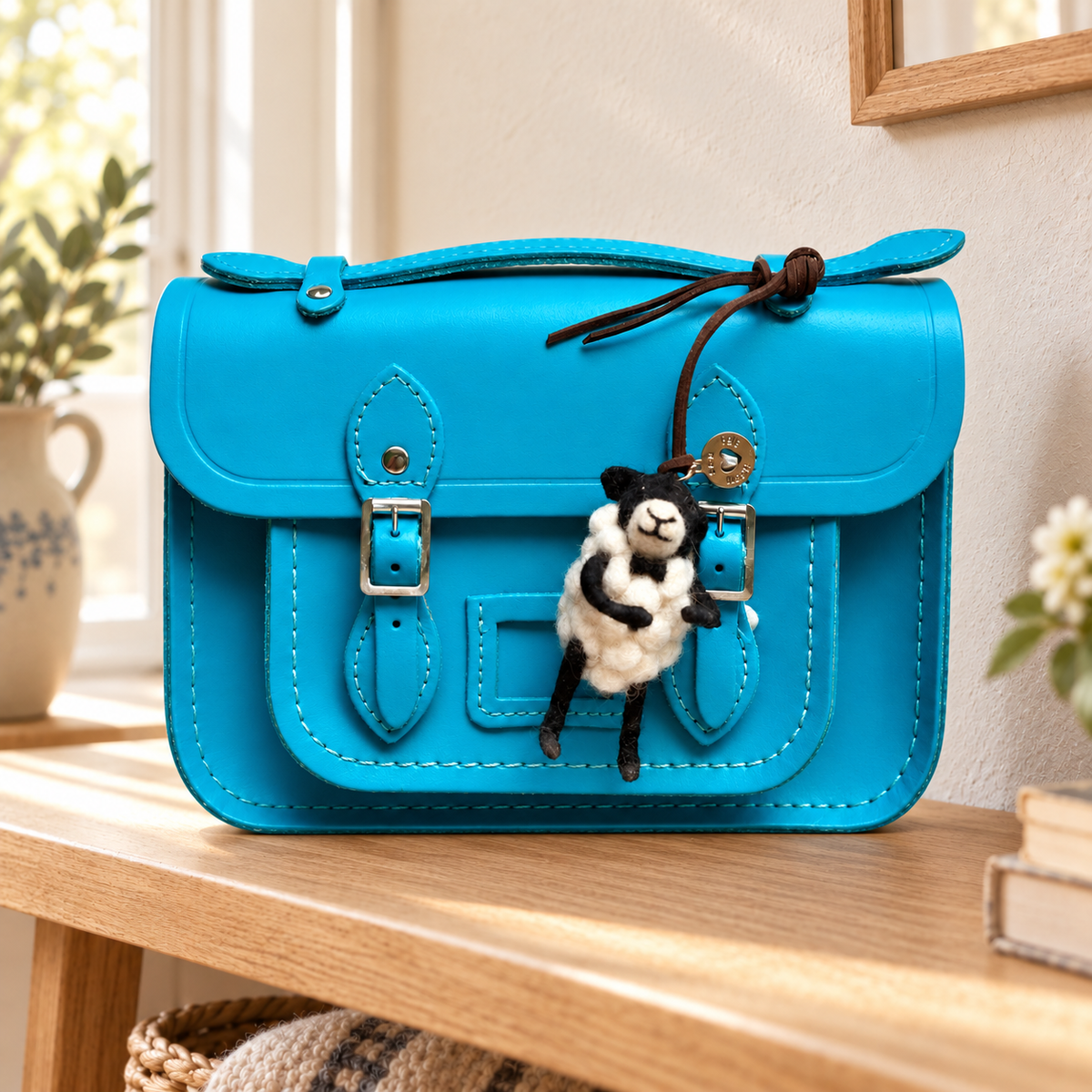 Felt Mouse - Handsome Harry Sheep Bag Tag