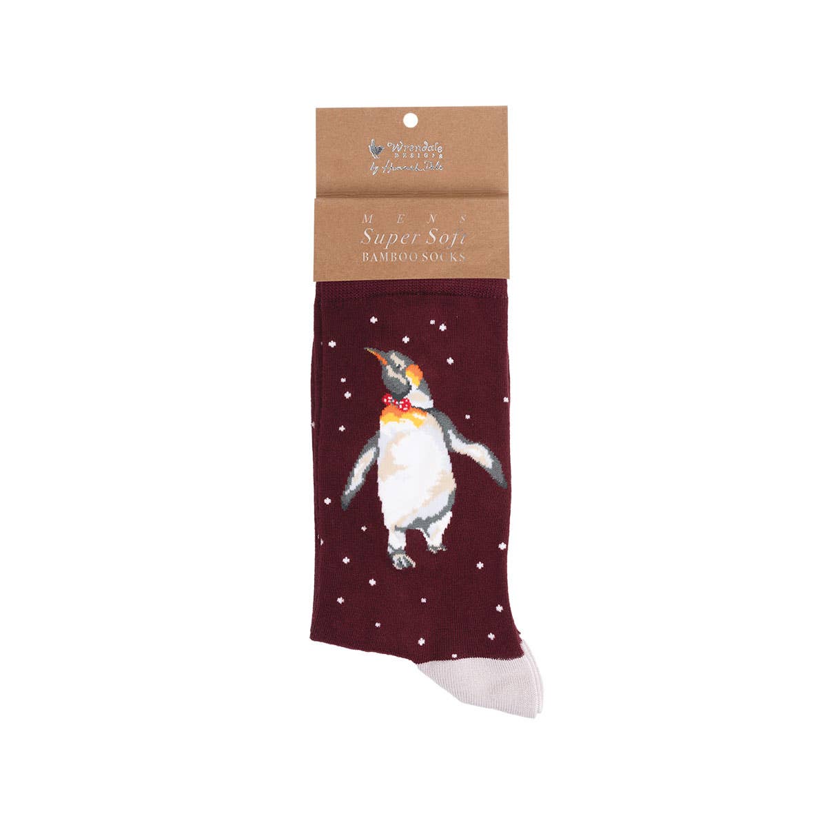 Socks (Men's) - Christmas King Penguin