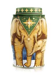 Williamson Tea Christmas Elephant Caddy Golden Star 100g