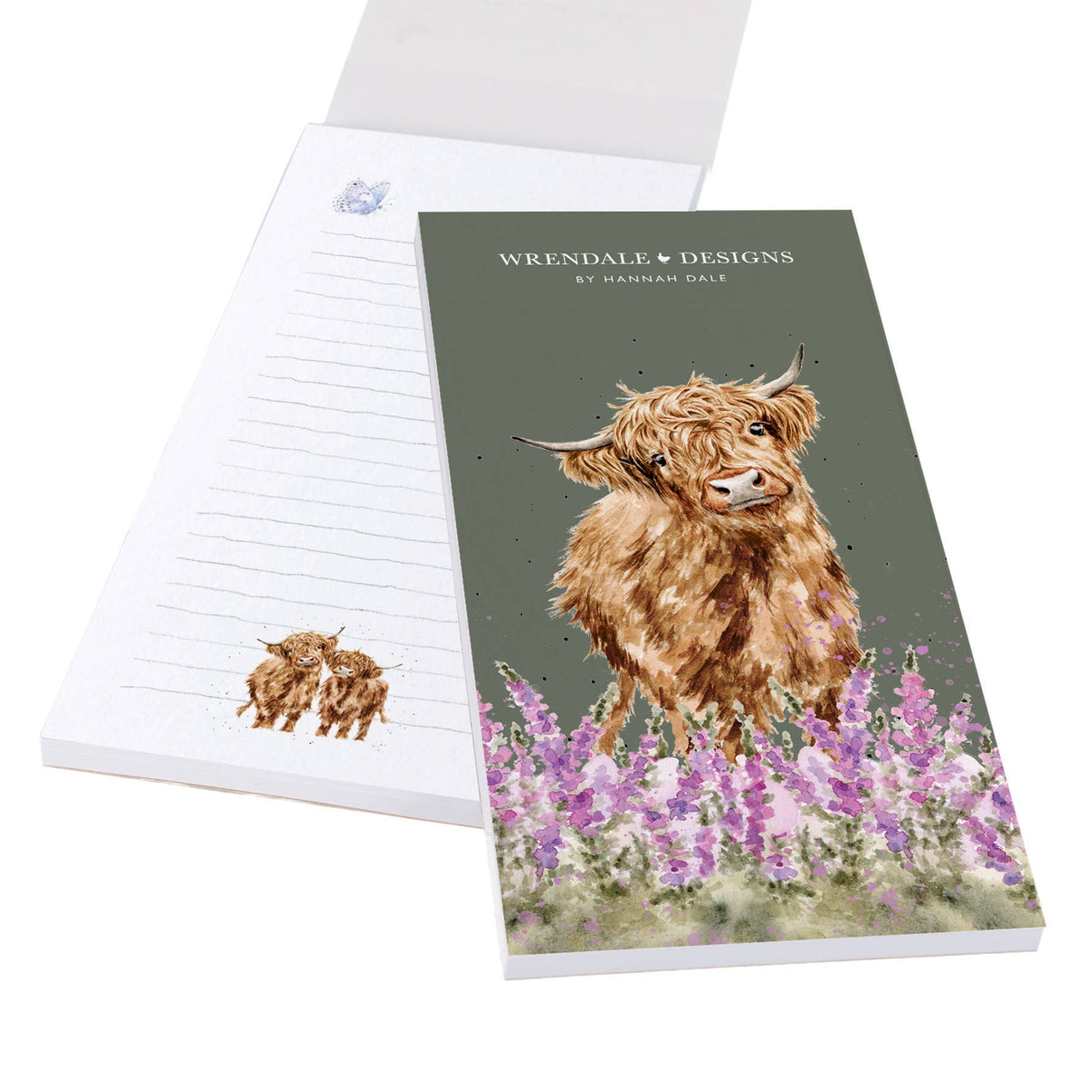 Shopping List Notepad (Magnetic) - Highland Cow Gentle Giant