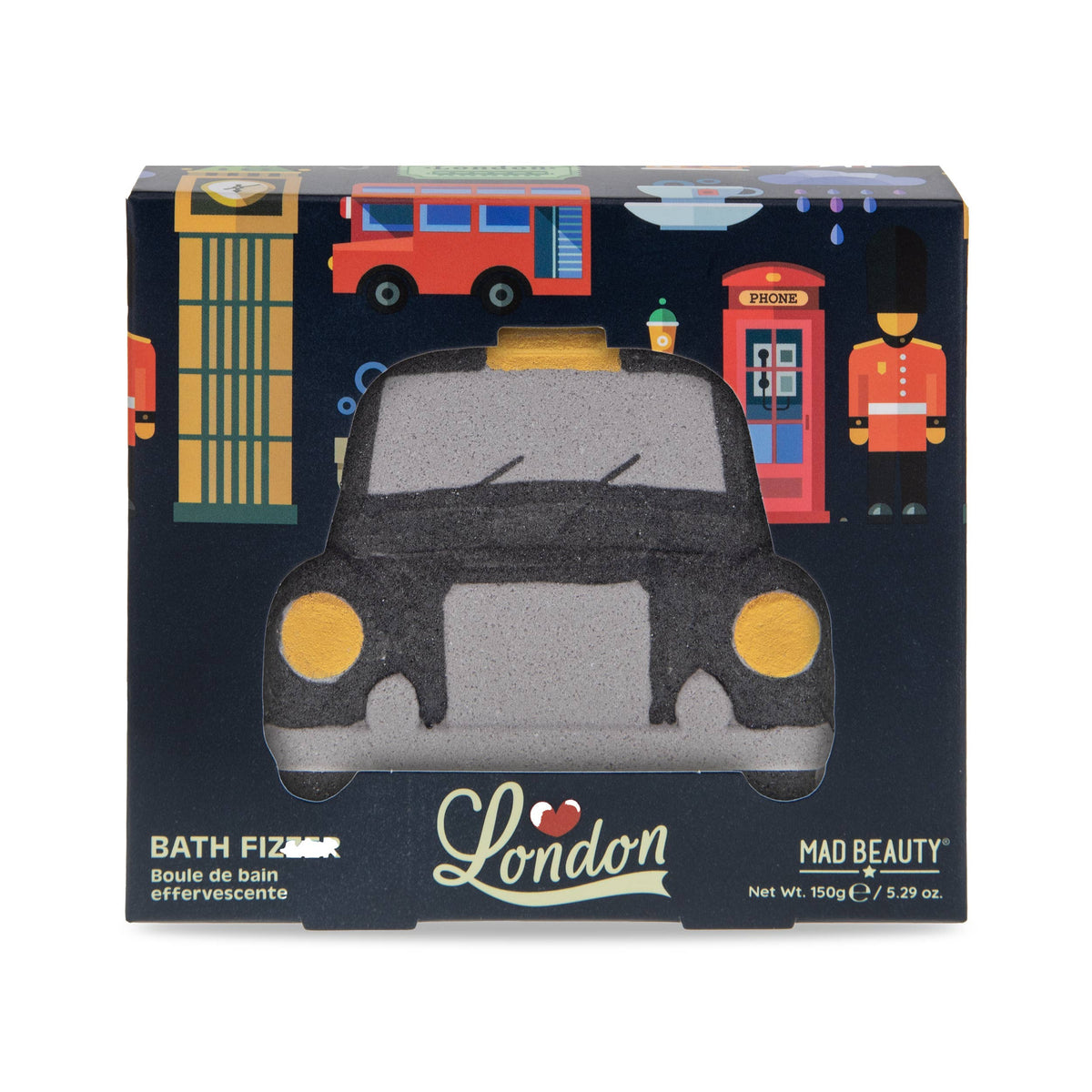 Bath Fizzer London Taxi - Wildflower Fragrance 150g