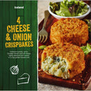 Iceland Cheese & Onion Crispbakes 4pk 320g (3/4lb towards shipping weight)