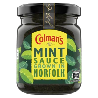 Colman's Mint Sauce is a classic and flavorful addition to any meal. Made with high-quality ingredients, this 165g jar of mint sauce perfectly complements lamb, peas, and other savory dishes. Elevate your dishes with the refreshing taste of real mint in every bite.