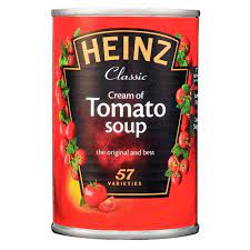 Heinz Cream of Tomato Soup is an irresistible blend of sweet and tangy tomatoes and cream. Easy to prepare, it's packed with real pieces of tomato for a rich and velvety texture. Enjoy the authentic taste of Heinz in only 4 minutes.
