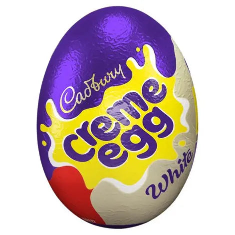 Cadbury White Chocolate Creme Egg 40g (best before 31/07/26)