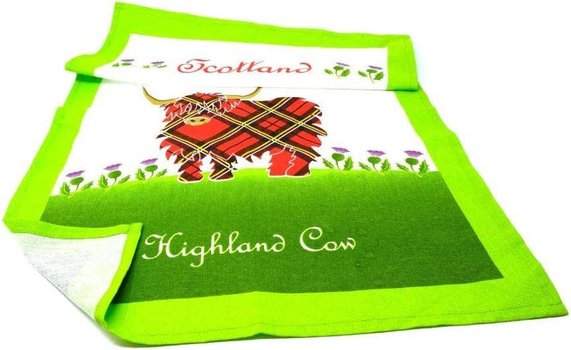 Scottish Highland Cow Tea Towel